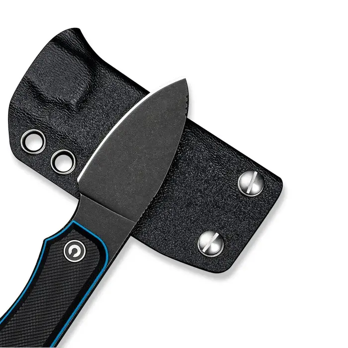 Civivi Baby Banter Fixed-Blade Knife – Black & Blue G10 Handle 1