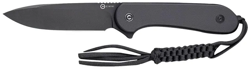 Civivi C2105A Elementum Fixed Blade Knife – 3.98-Inch Black Blade 1