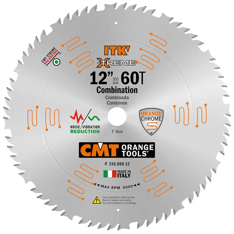 Cmt Itk Xtreme 12-Inch 60-Tooth Combination Wood Saw Blade – General Purpose Cutting 1