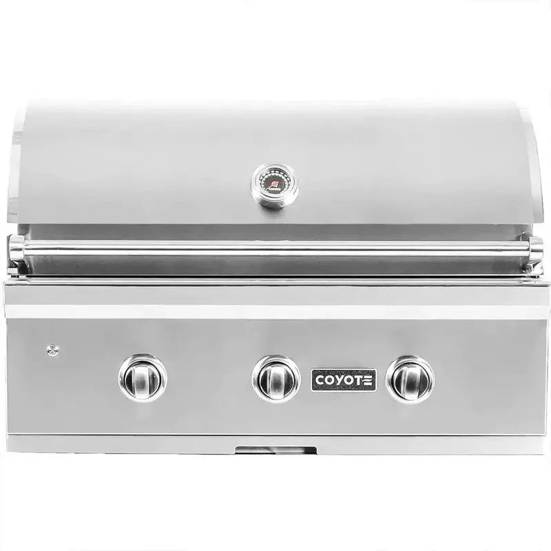 Coyote C-Series 34-Inch Built-In Gas Grill With Stainless Construction 1