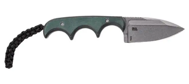 Crkt Spear-Point Minimalist Knife – 2396C, Green/Black, 2.15" Edge 1