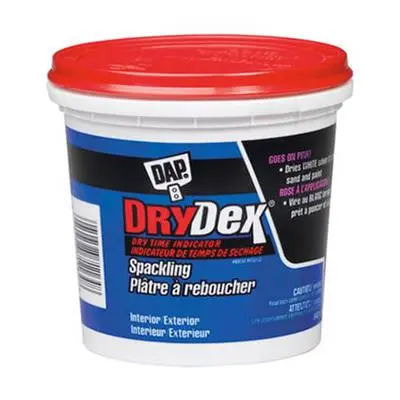 Dap Drydex Dry Time Indicator Spackling – 946 Ml, Pink-To-White Color-Changing Formula 1