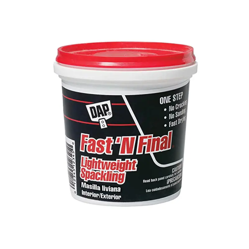 Dap Fast 'N Final Spackling Compound – Interior & Exterior Use, 946 Ml 1