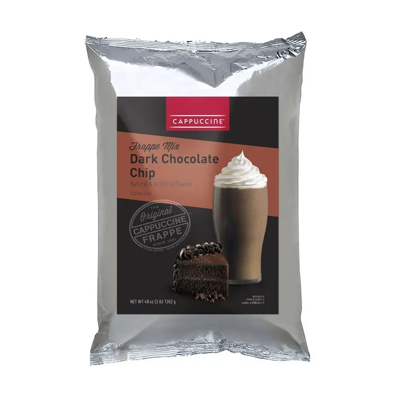 Dark Chocolate Chip Cappuccine Frappe Blend 1