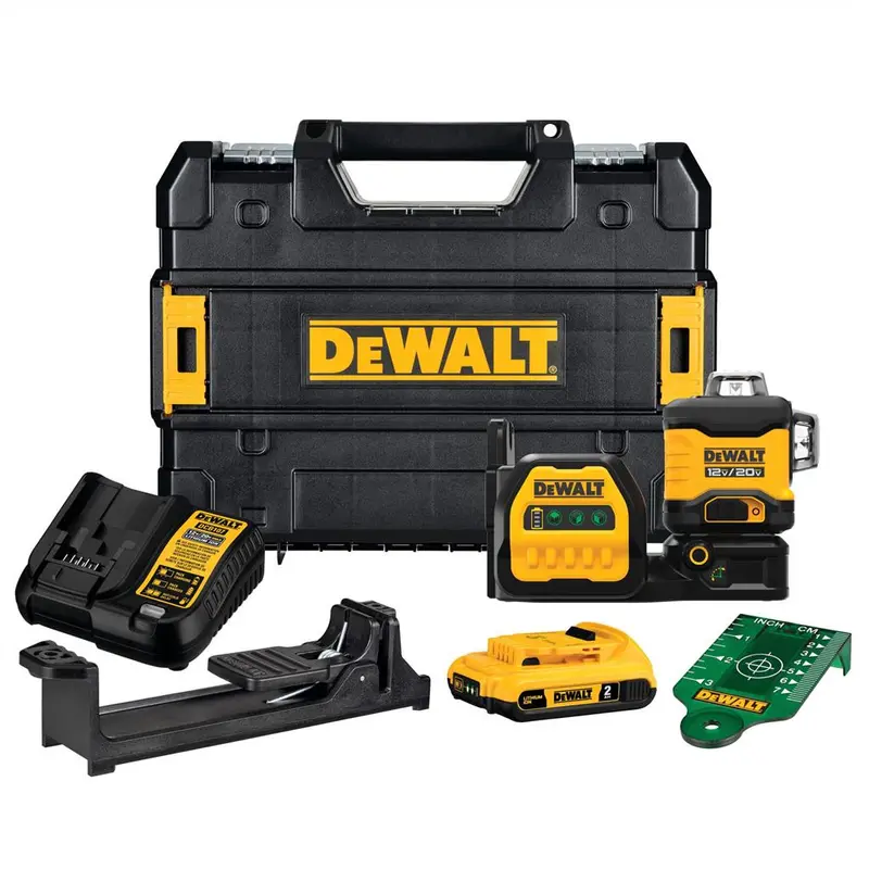 Dewalt 20V Max 3-Beam Green Laser Level Kit – 360-Degree Layout System 1