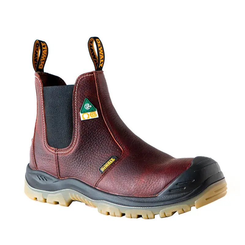 Dewalt Csa-Compliant Earth Brown Slip-On Safety Boots With Nitrogen Steel Toe 1