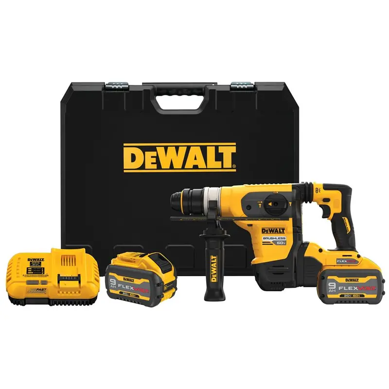 Dewalt Dch416X2 60V Max Brushless Sds-Plus 1-1/4" Cordless Rotary Hammer Kit 1