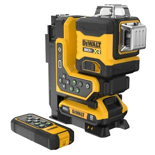 Dewalt Dcle34035D1 20V Max Remote-Controlled 360° Line Laser Kit 1
