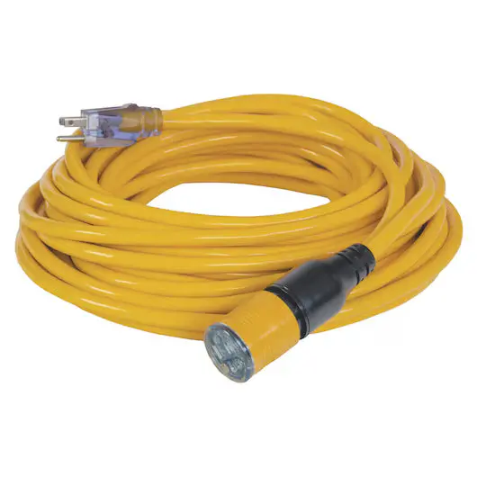 Dewalt Dxec144100100 100-Foot Heavy-Duty 10/3 Sjtw Outdoor Extension Cord With Lighted Single Tap & Locking Connector 1