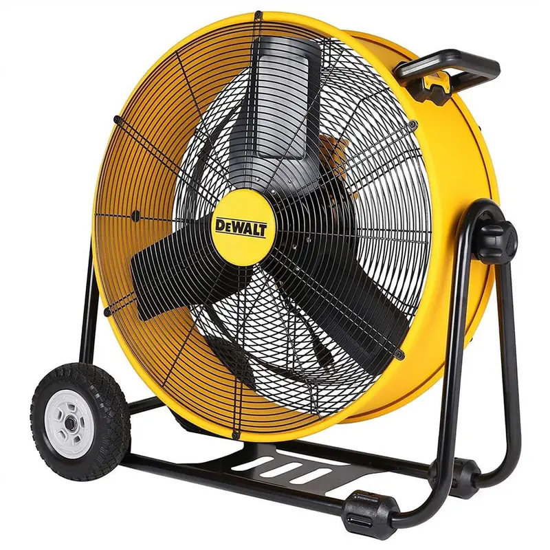 Dewalt Dxf2491 24" 3-Speed Drum Fan With Wheels – 6500 Cfm 1