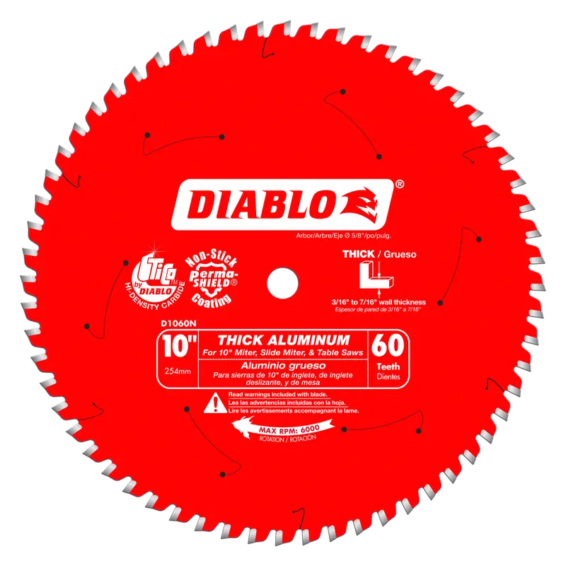 Diablo 10 In X 5/8 In Circular Saw Blade – 6000 Rpm All-Purpose Carbide Blade 1
