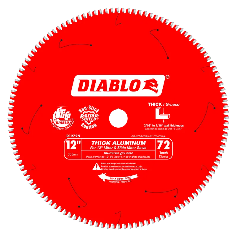 Diablo 12 In X 5/8 In Circular Saw Blade – 5000 Rpm Heavy-Duty Framing Blade 1