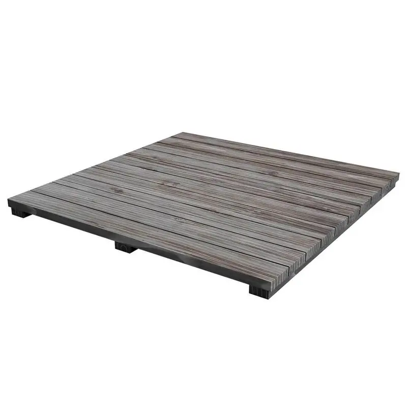Distressed Acacia Wood Insert For Big Green Egg Modular Nest 1