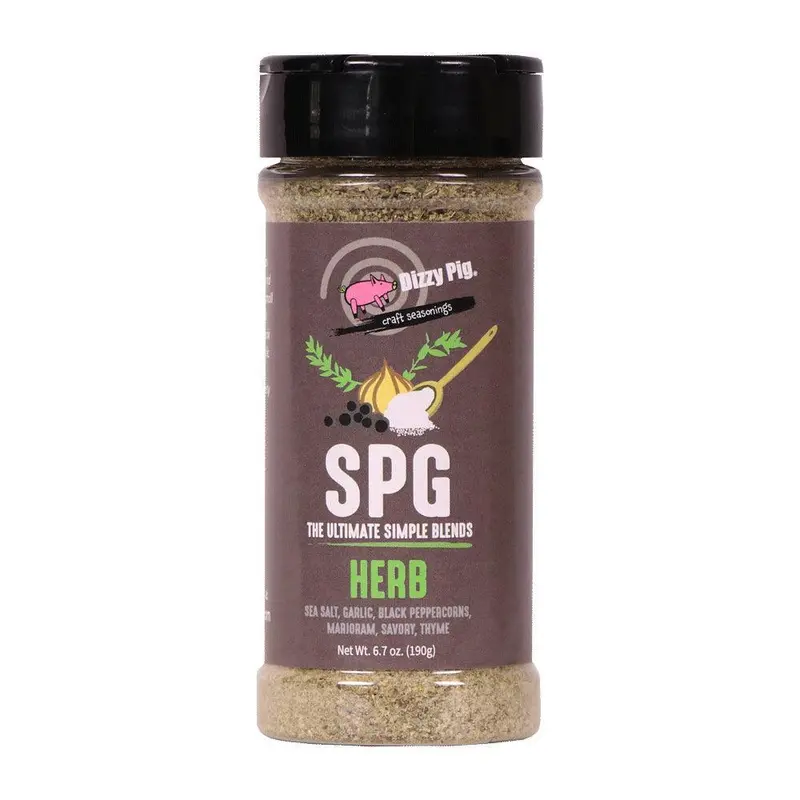 Dizzy Pig Spg Herb Seasoning – Signature Salt-Pepper-Garlic All-Purpose Blend 1