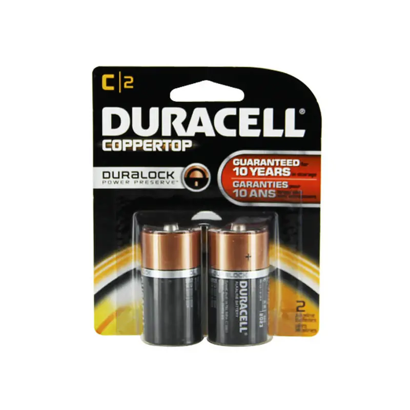 Duracell Coppertop C-Cell Alkaline Battery (2-Pack) 1