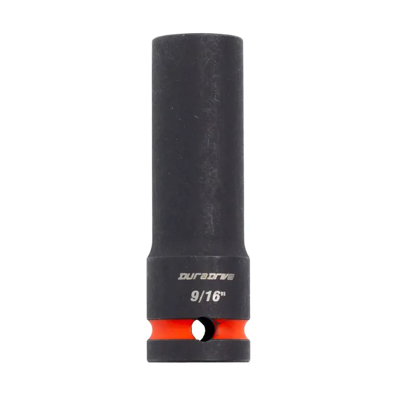 Duradrive 1/2" Deep Hex Impact Socket – 9/16" Drive Size 1