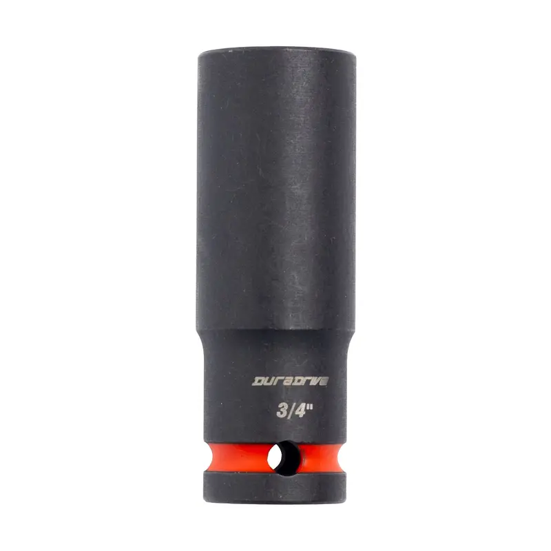 Duradrive 1/2" Drive Deep Impact Socket – 3/4" Size, Chrome Molybdenum Alloy 1
