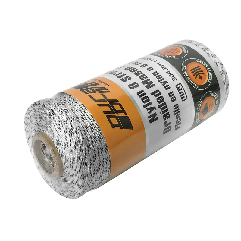 Duradrive 1000-Foot Black-And-White 8-Strand Braided Mason Line 1