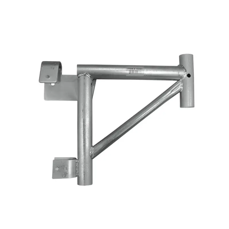 Duradrive 12-Inch Silver Galvanized Scaffold Side Bracket Hanger – Load-Supporting Mount 1
