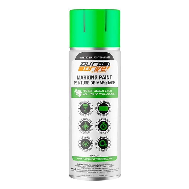 Duradrive 16 Oz Green Inverted Spray Paint For Marking 1
