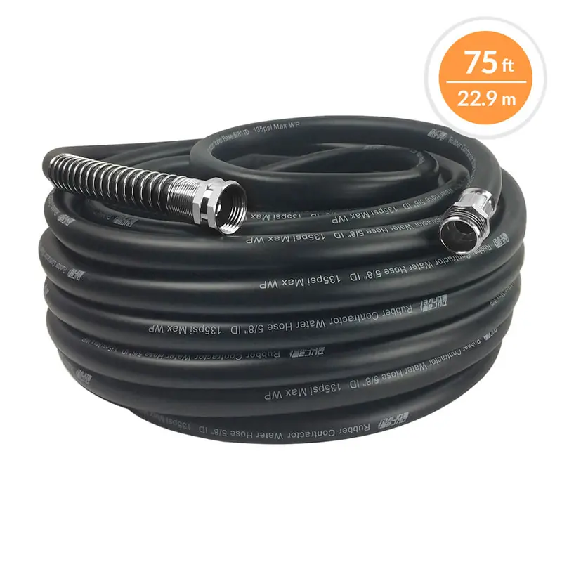 Duradrive 5/8-Inch By 75-Foot Reinforced Black Nitrile Garden Hose 1