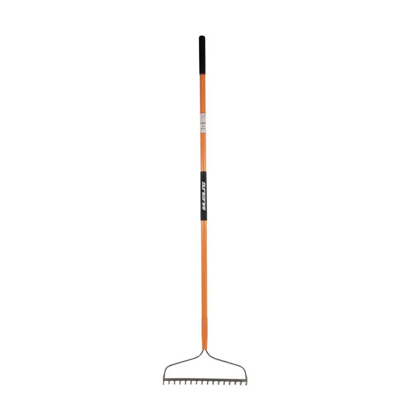 Duradrive 68-Inch Fiberglass Bow Rake – 16-Tine Design 1