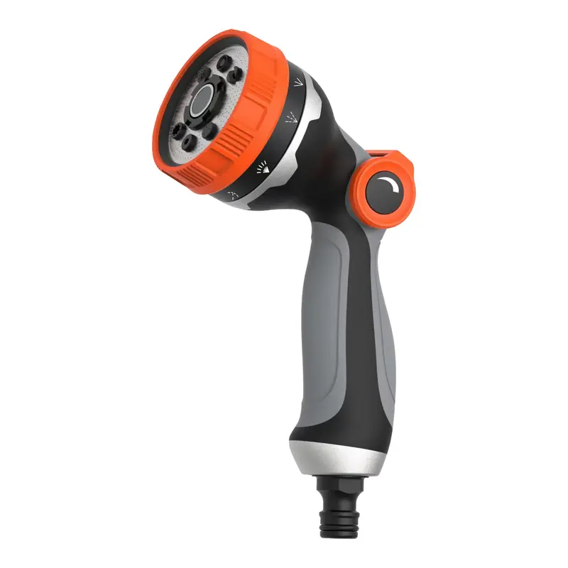 Duradrive 8-Setting Adjustable Garden Hose Nozzle – Ergonomic Spray Head 1