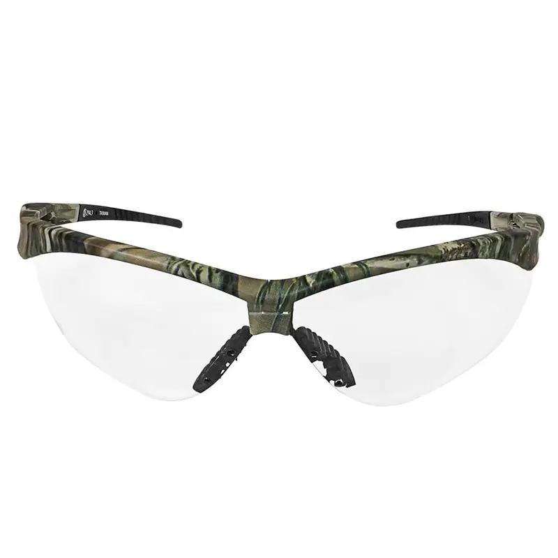 Duradrive A07-25C Clear-Lens Nemesis Safety Glasses — Camo Frame, Military-Grade, Scratch-Resistant 1