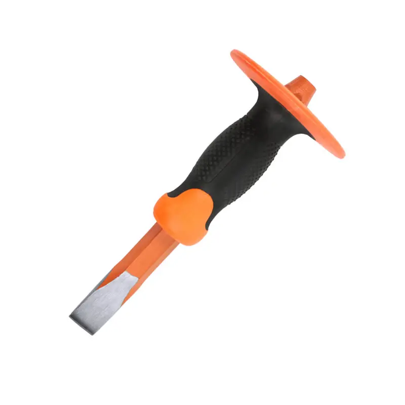 Duradrive ¾-Inch X 10-Inch Cold-Work Flat Chisel With Protective Hand Guard 1