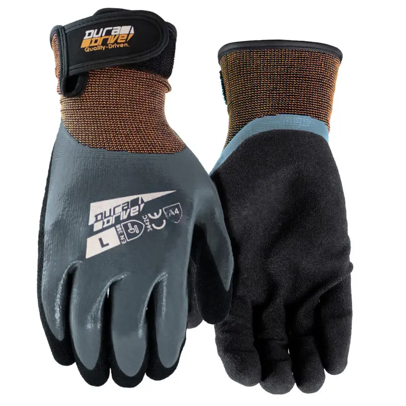 Duradrive Double-Dipped Nitrile Gloves – Liquid-Resistant Barricade Style 1