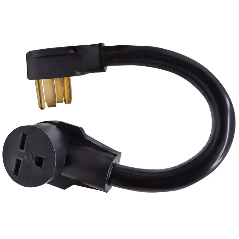 Duradrive Dryer-To-Heater Cord Adapter – 14-30P Male Right-Angle To 6-30R Female 1