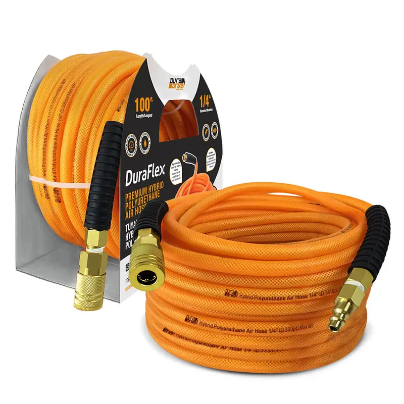 Duradrive Fo14100F Air Hose – 1/4" × 100 Ft With Swivel Fitting 1