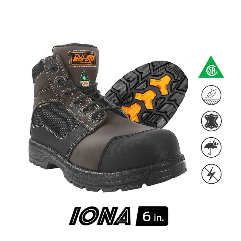 Duradrive Iona Csa-Approved Work Boots – 6-Inch, Composite Toe, Waterproof, Ultra-Light 1