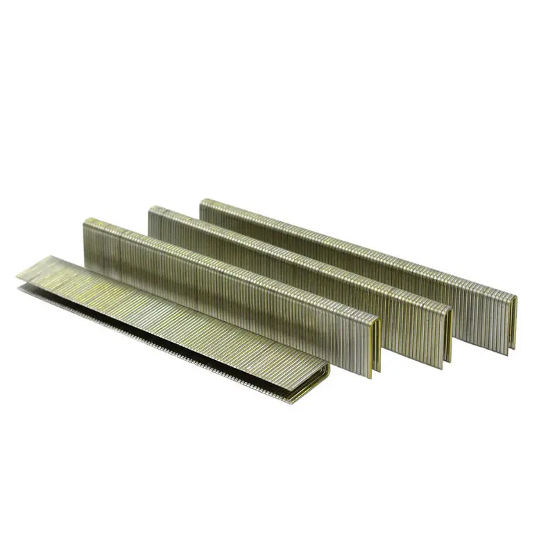 Duradrive L11 Series 3/4" X 1/4" Yellow-Varnish Galvanized Crown Staples – 5,000-Pack 1