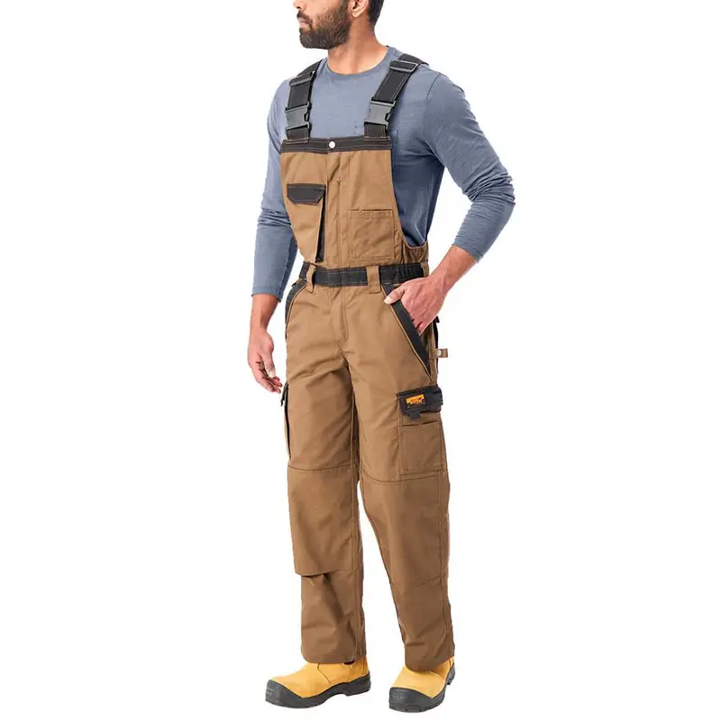 Duradrive Men’S Tradesman Timber Two-Tone Insulated Coveralls 1