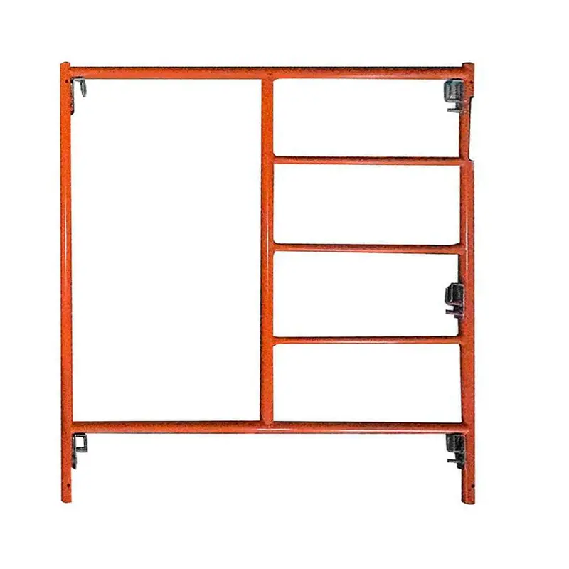 Duradrive Orange Aluminum Ladder Frame – 60 In. × 60 In. Modular Scaffold Component 1
