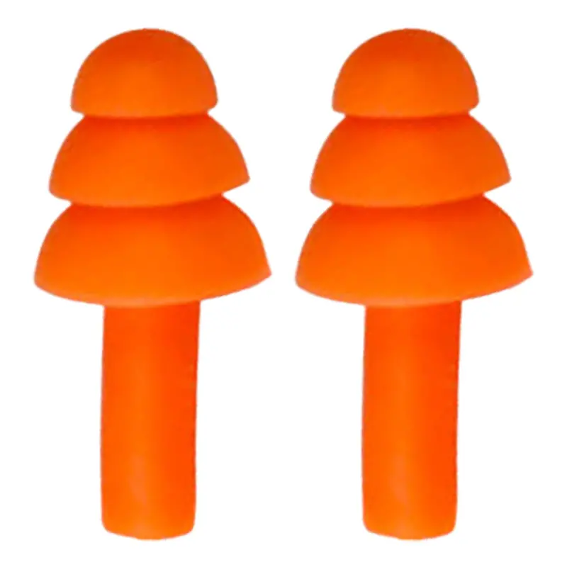Duradrive Orange Triple-Flange Silicone Earplugs – 25 Db Nrr, 200-Pair Pack 1
