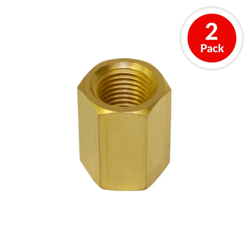 Duradrive P532 Brass Air Hose Coupler – 3/8" F X 1/4" F, Dual-Pack 1