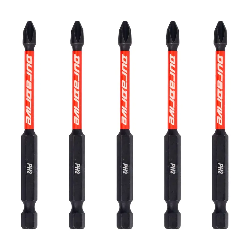 Duradrive Ph2 Impact Bit – 3-1/2" Length, 5-Piece Pack 1