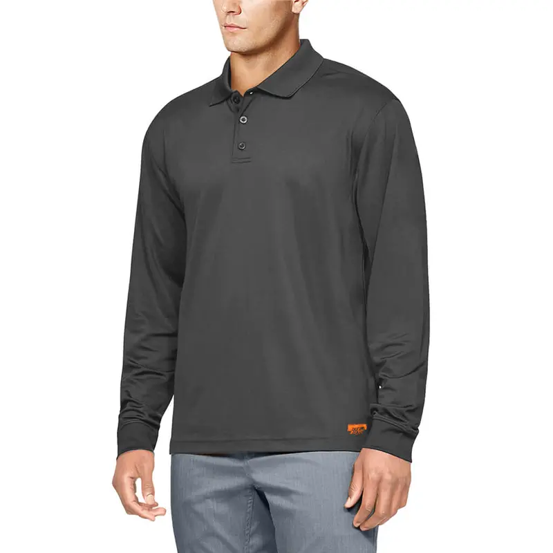Duradrive Soni Long-Sleeve Work Polo – Dark Grey (Final Sale) 1