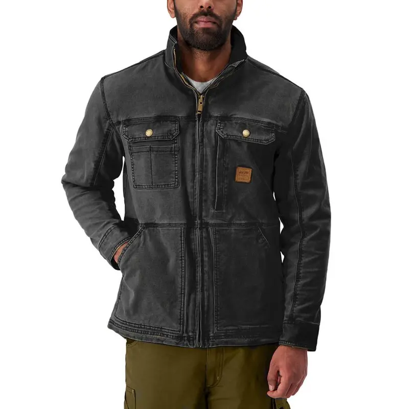 Duradrive Soni Vintage Lined Duck Jacket – Black (Final Sale) 1