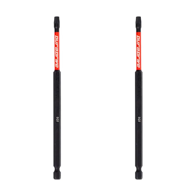 Duradrive Sq3 Square Drive Impact Bit – 6" Length, 2-Pack 1