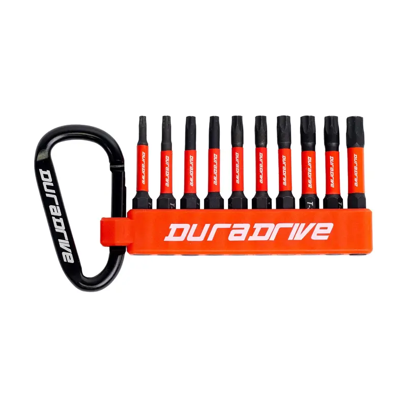 Duradrive Torx Carabiner Impact Bit Kit – 10-Piece Quick-Connect Set 1