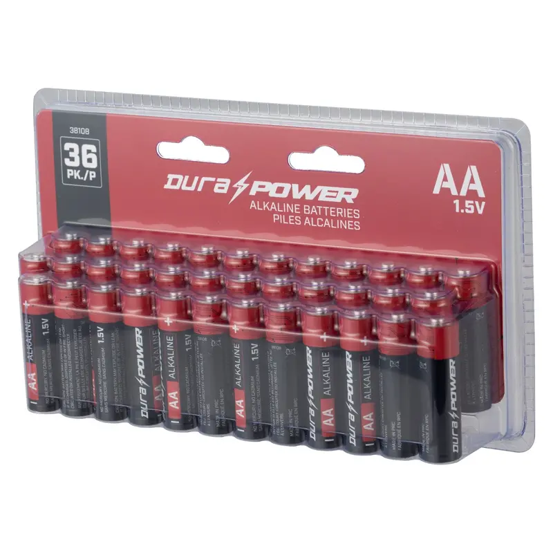 Durapower Aa Alkaline Batteries – 36-Count Bulk Pack 1