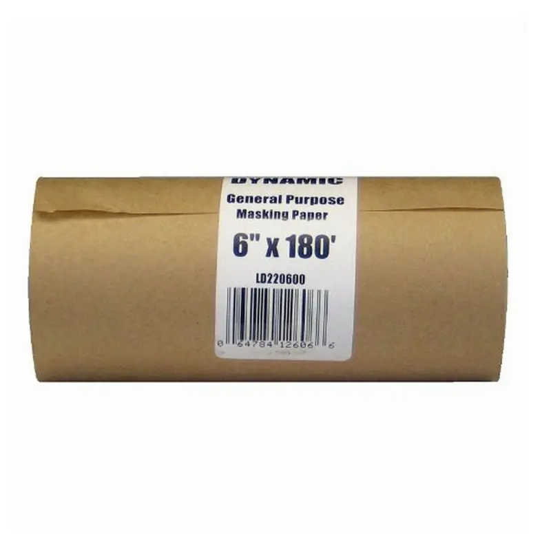 Dynamic General-Purpose Masking Paper – 6 In. X 180 Ft. Protective Surface Roll 1