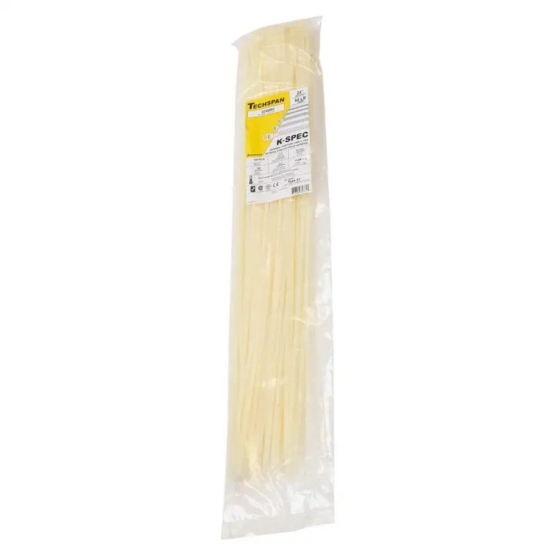 E24509C General-Purpose Cable Ties – 24", 50 Lb Strength (100-Pack) 1