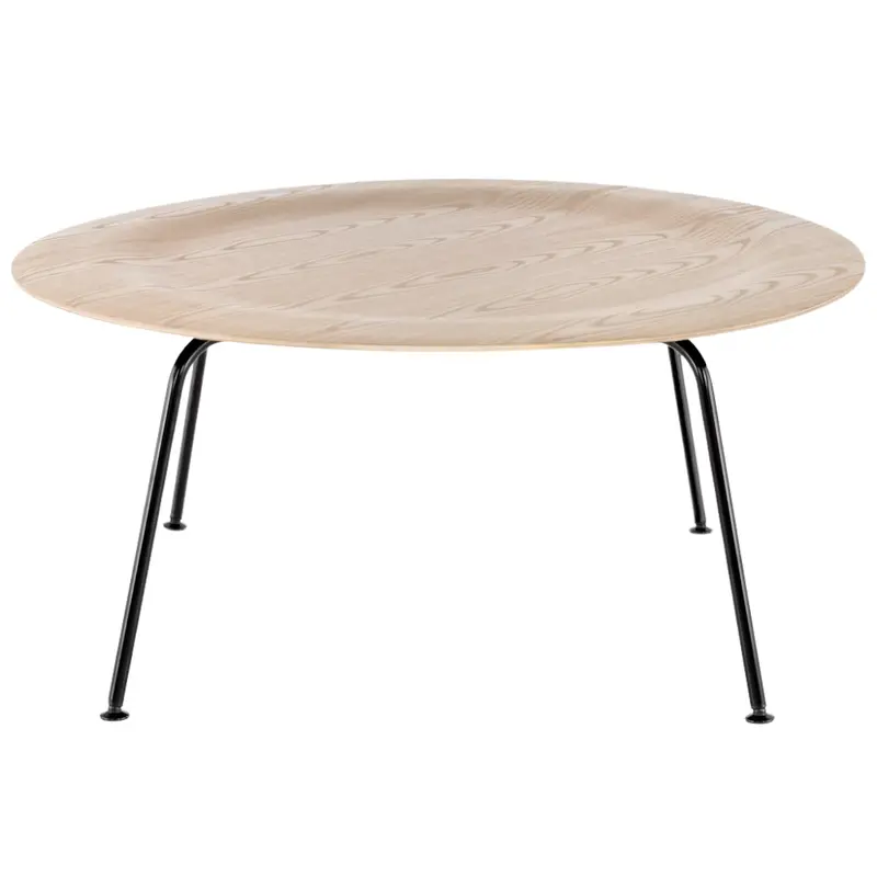 Eames Molded Plywood Coffee Table With Metal Legs 1