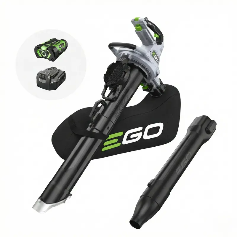 Ego Lv5005 56V Power+ 3-In-1 Variable-Speed Leaf Blower, Vacuum & Mulcher Kit With 6.0Ah Battery 1