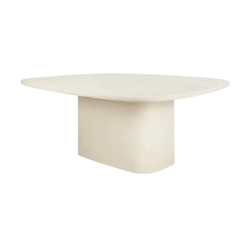 Elements Pebble Dining Table – Organic Stone-Inspired Solid Wood Table 1