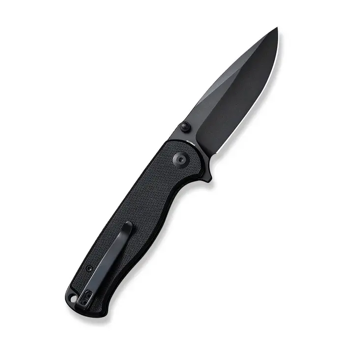 Errant Black Flipper Knife – 9Cr18Mov Drop Point, G10 Handle 1